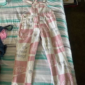 Free People x Rolla’s Coca Cola denim overalls